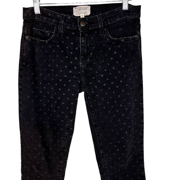 Current Elliott The Stiletto Polka Dot Skinny Ankle Jeans 26 - Picture 2 of 8